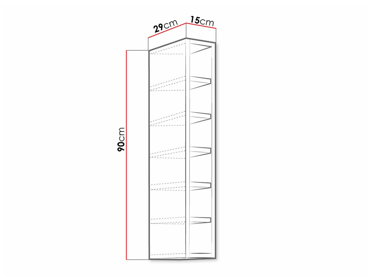 Wall shelf Retro White 122