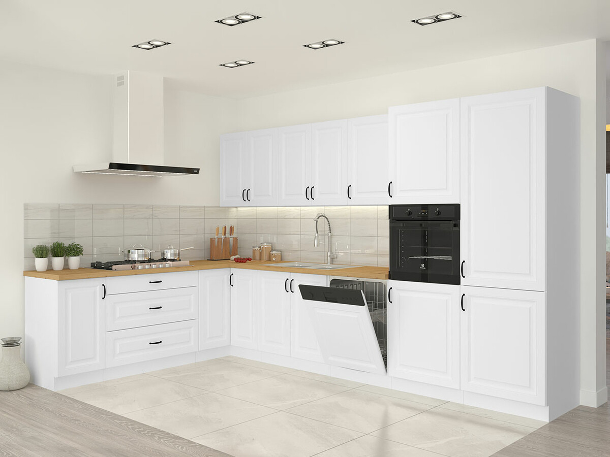 Modular wall cabinet Retro White 133