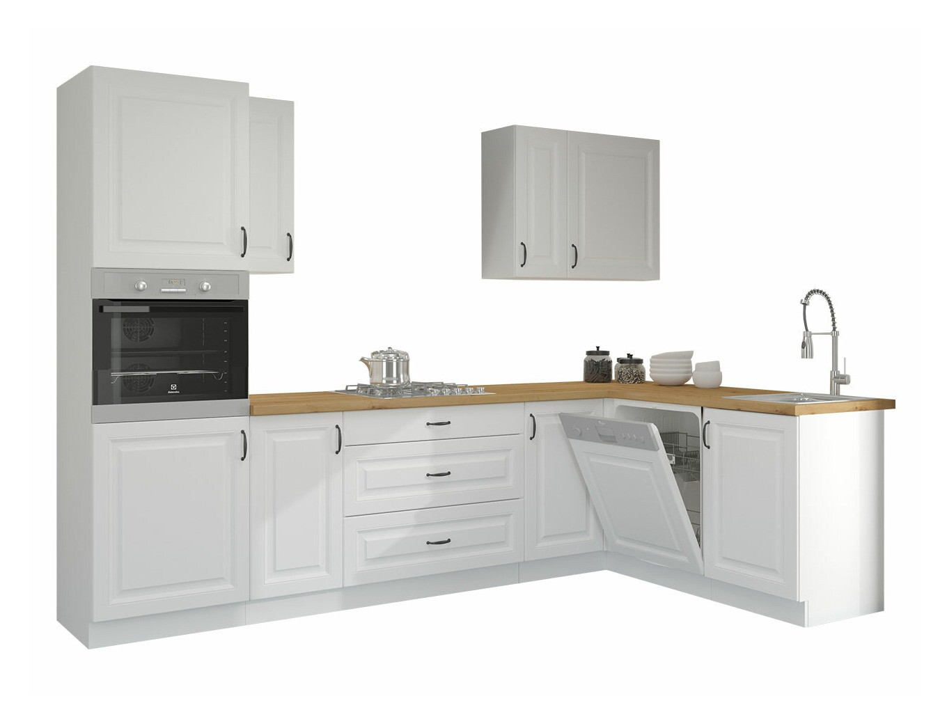 Modular kitchen set Retro White 148