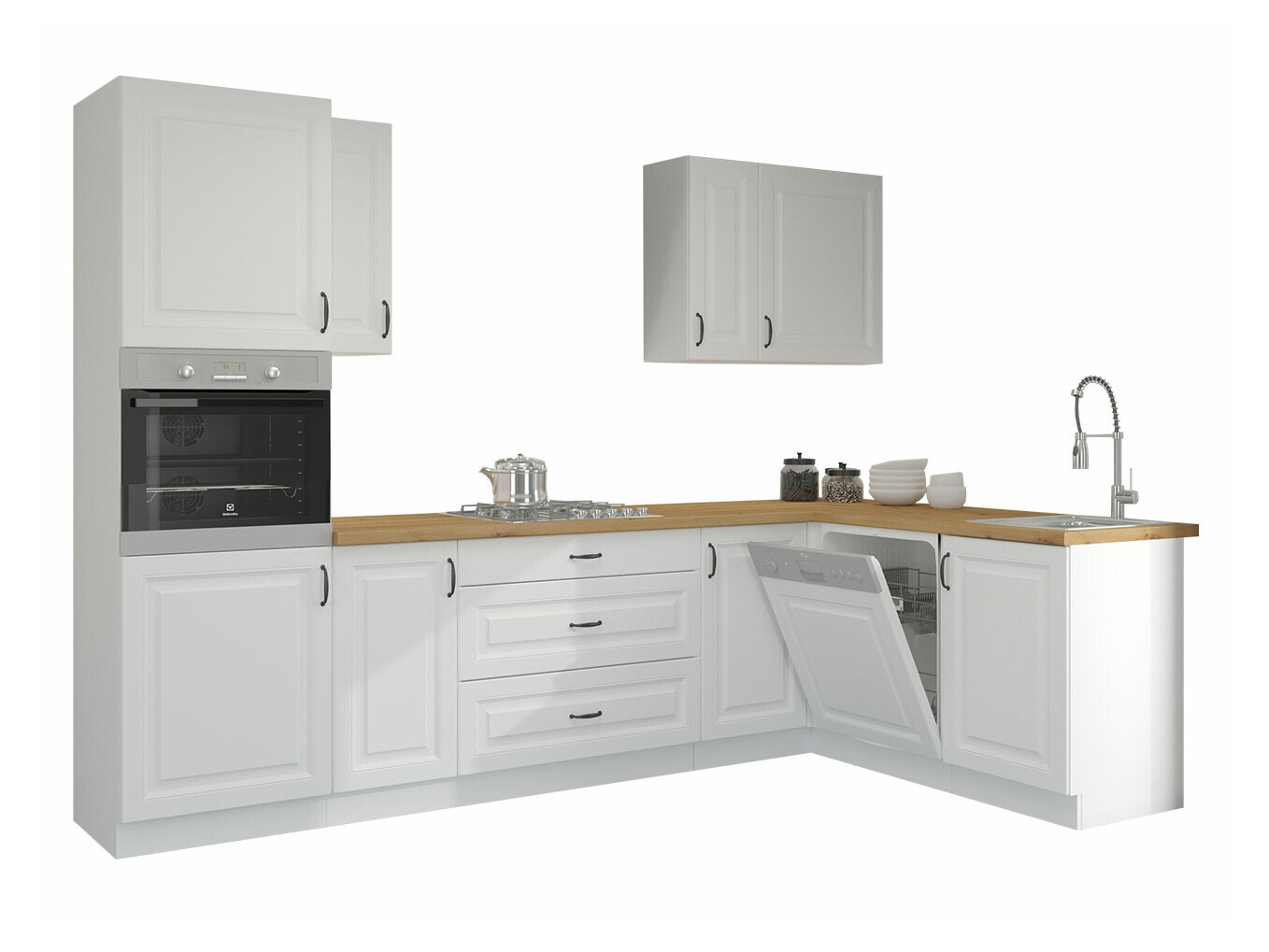 Modular kitchen set Retro White 148