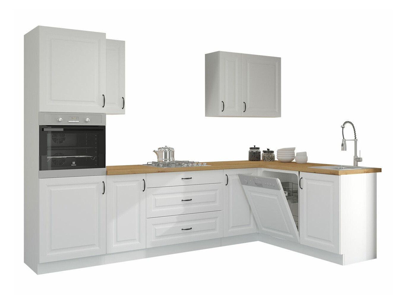 Modular kitchen set Retro White 148