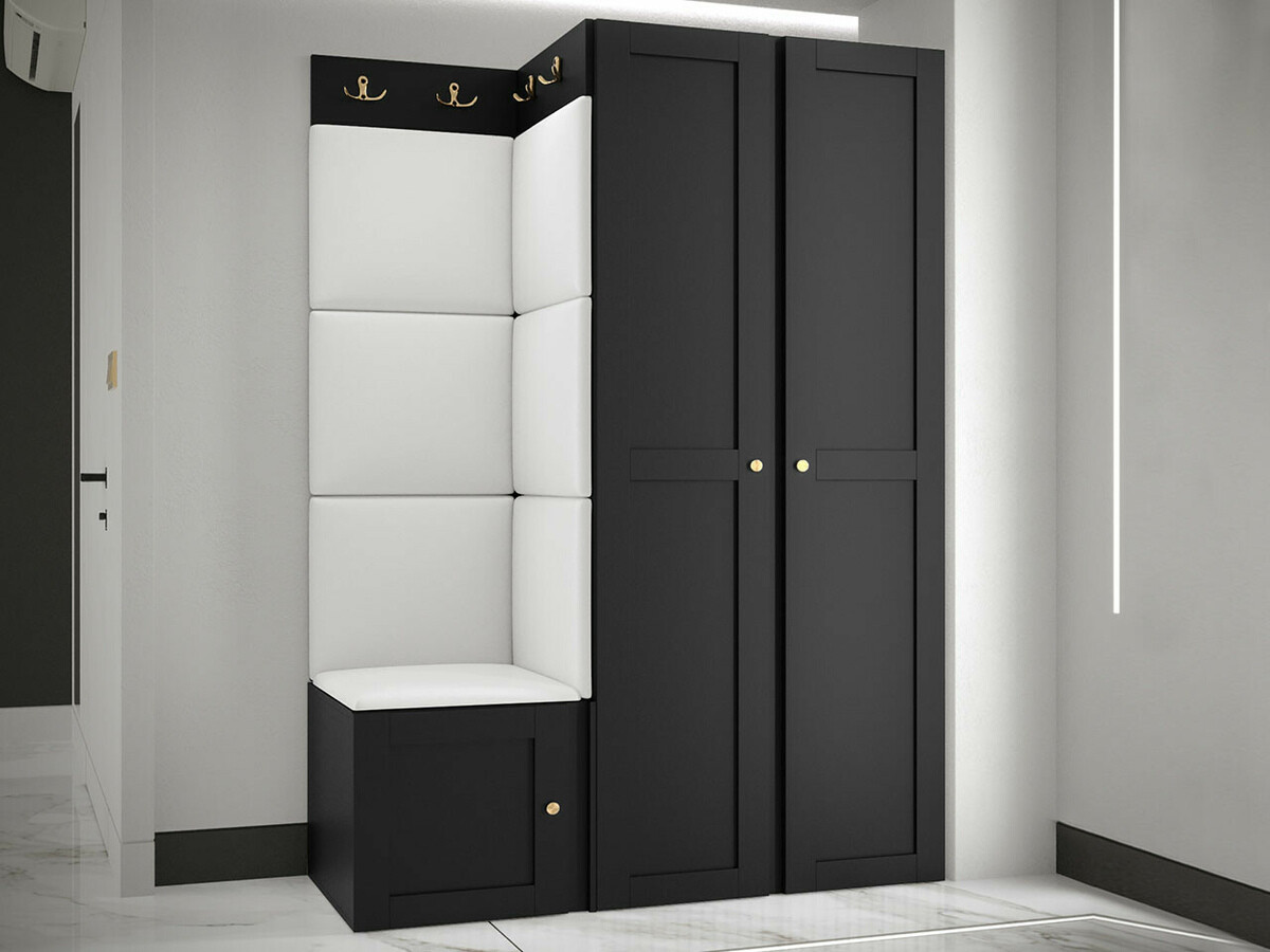 Wardrobe Hartford 394 (Black)