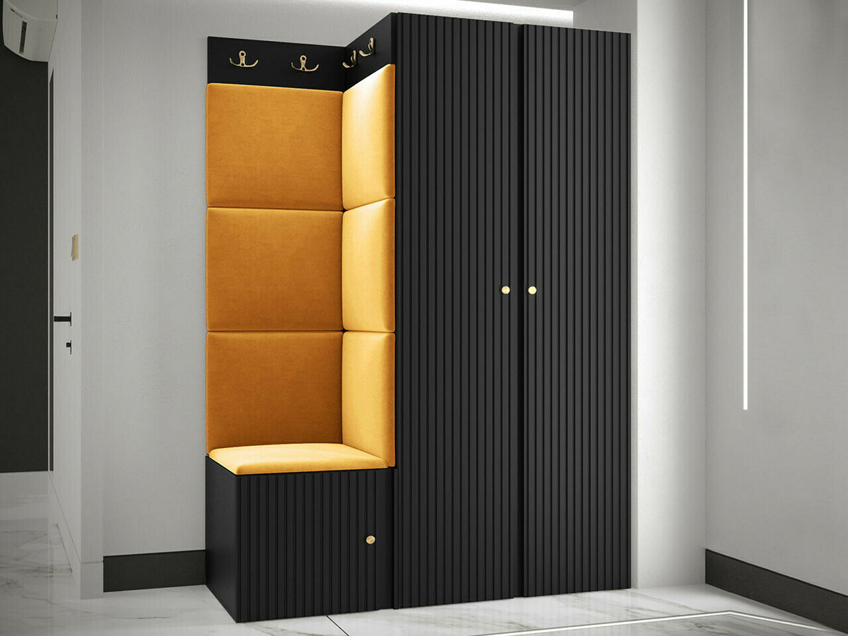 Wardrobe Hartford 395 (Black)