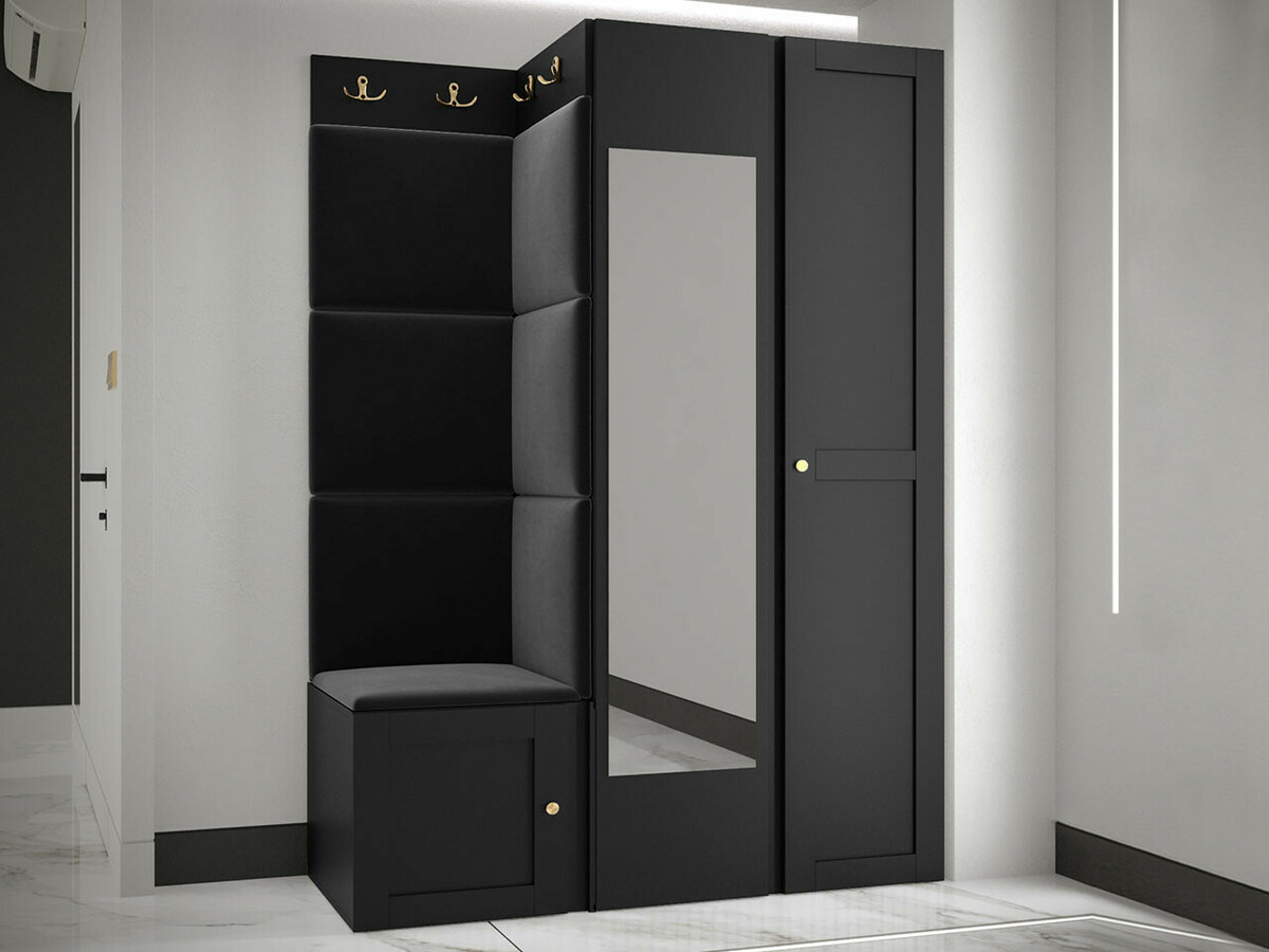 Wardrobe Hartford 396 (Black)