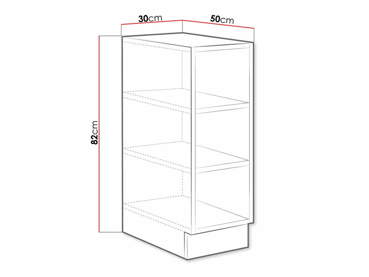 Bookcase Retro Grey 113