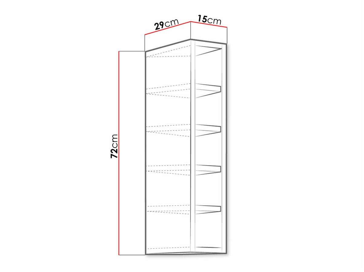 Wall shelf Retro White 141