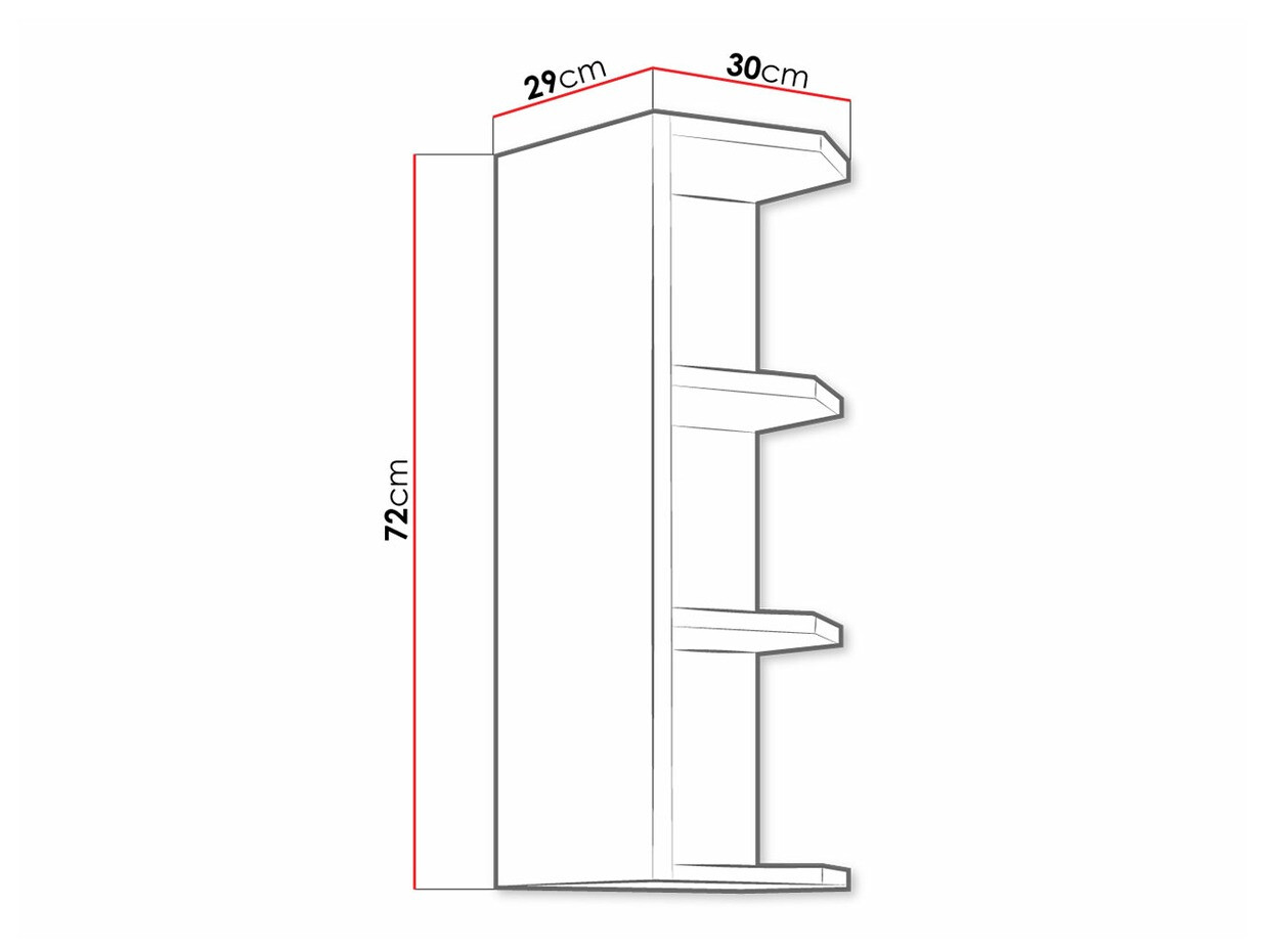 Wall shelf Retro White 143