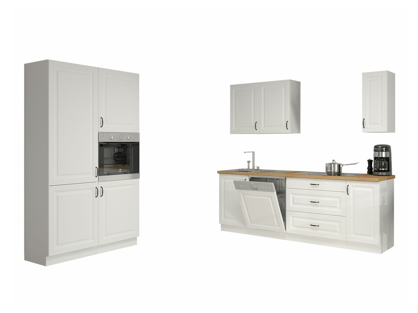 Modular kitchen set Retro White 149