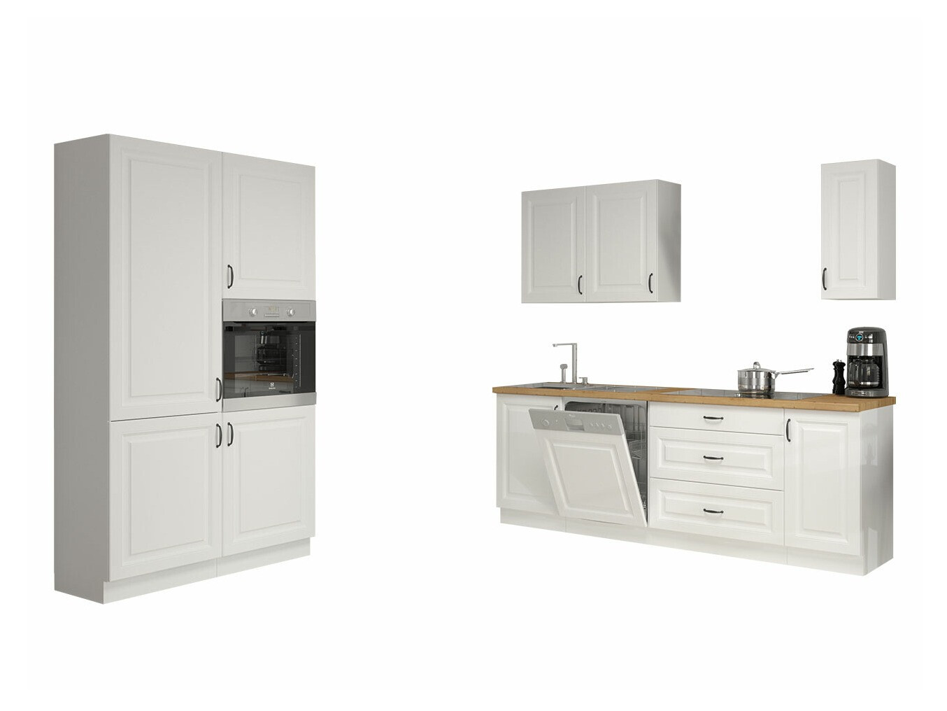 Modular kitchen set Retro White 149