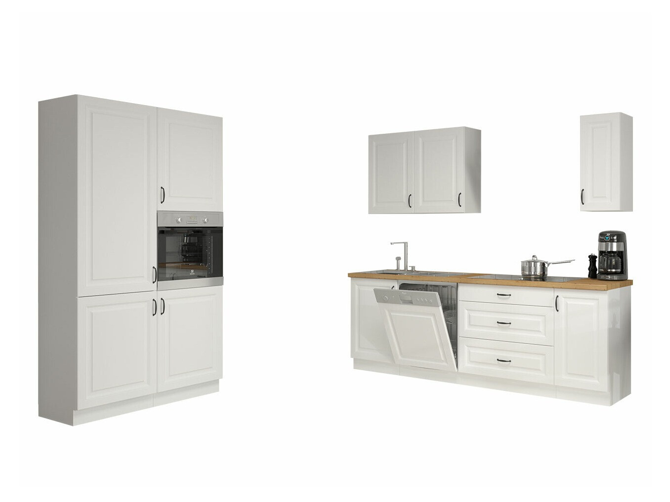 Modular kitchen set Retro White 149
