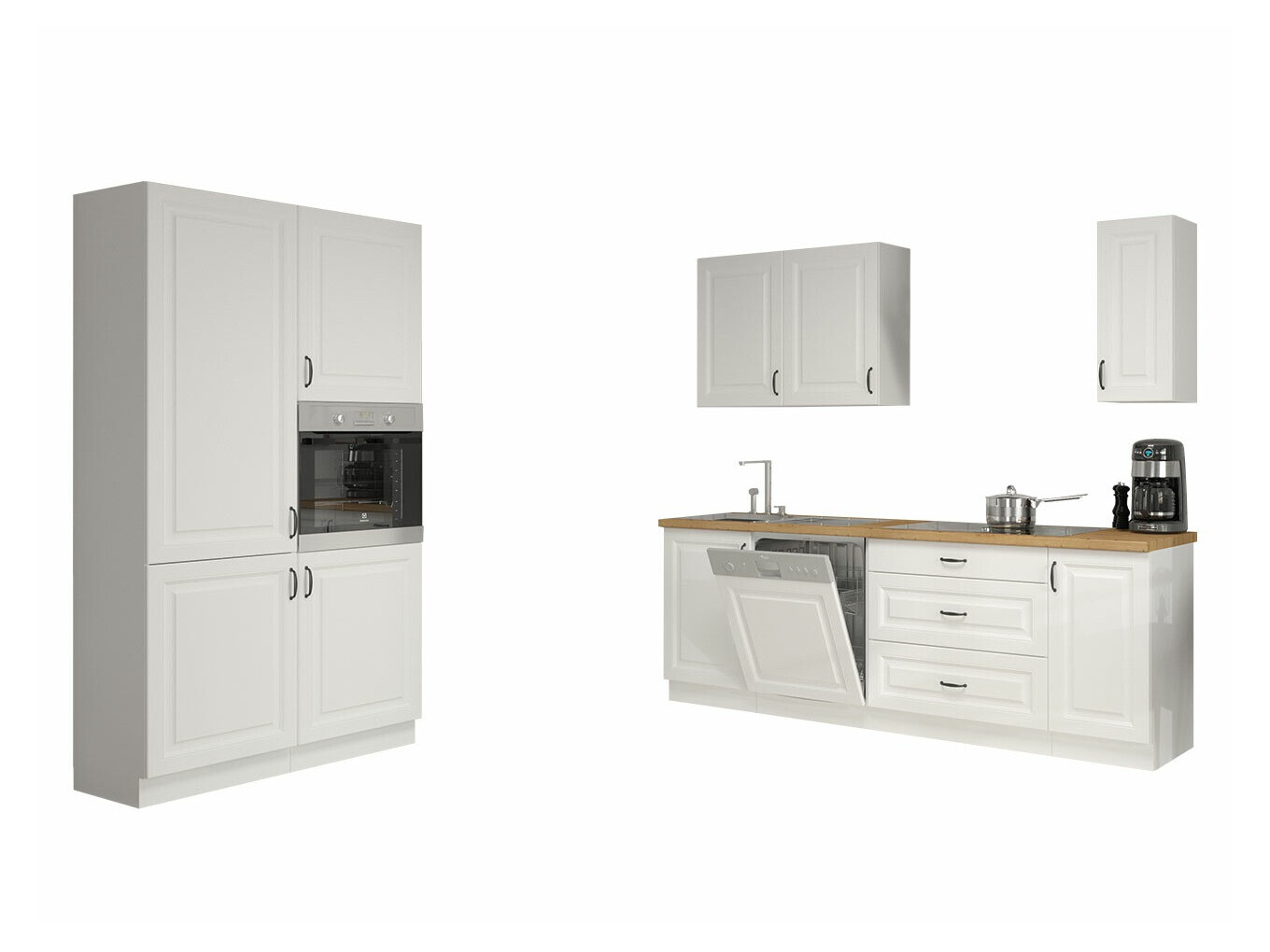 Modular kitchen set Retro White 149