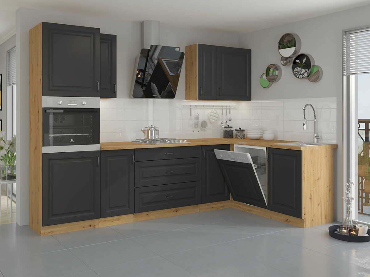 Modular kitchen set Retro Grey 148