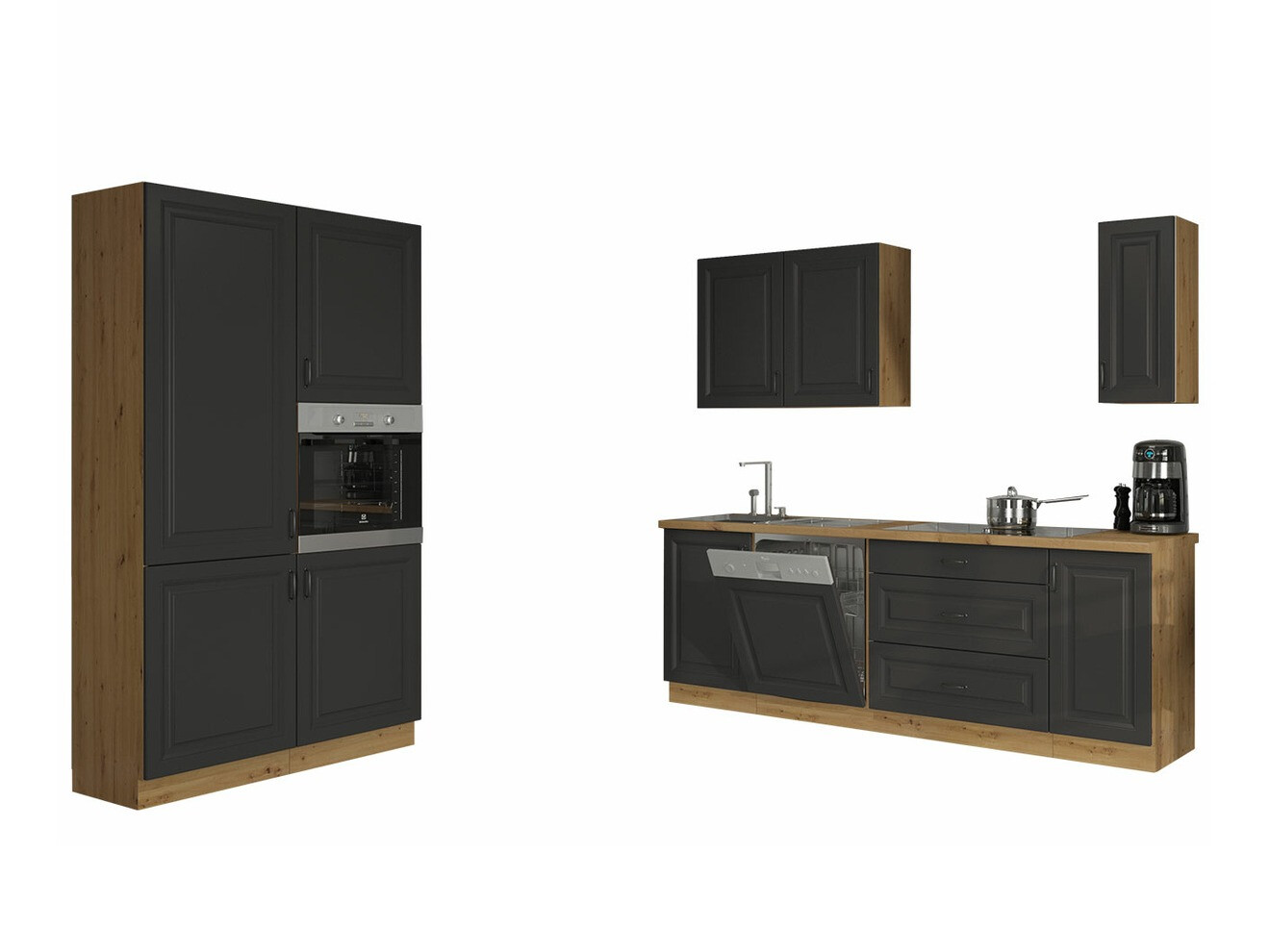 Modular kitchen set Retro Grey 149
