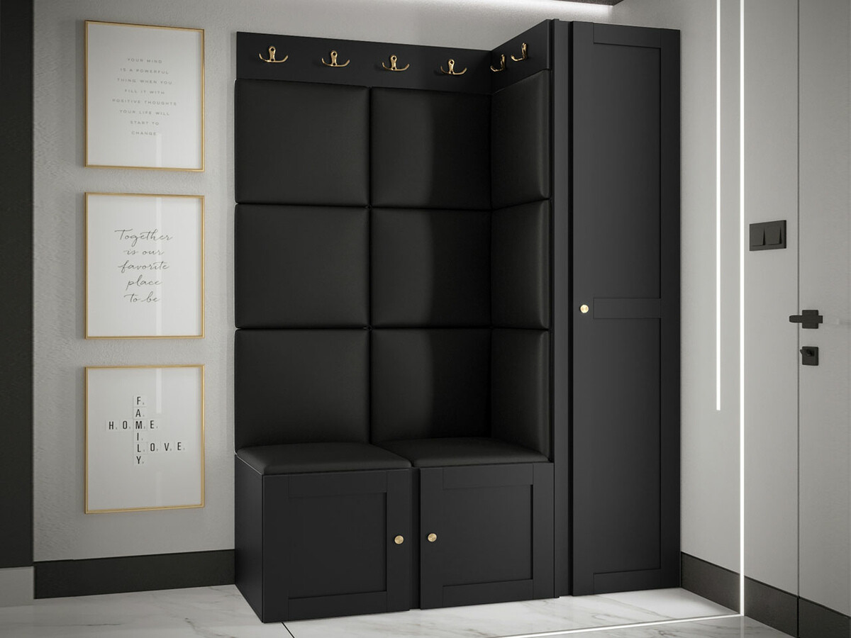 Hallway set Hartford 377 (Eco-leather Soft 011)