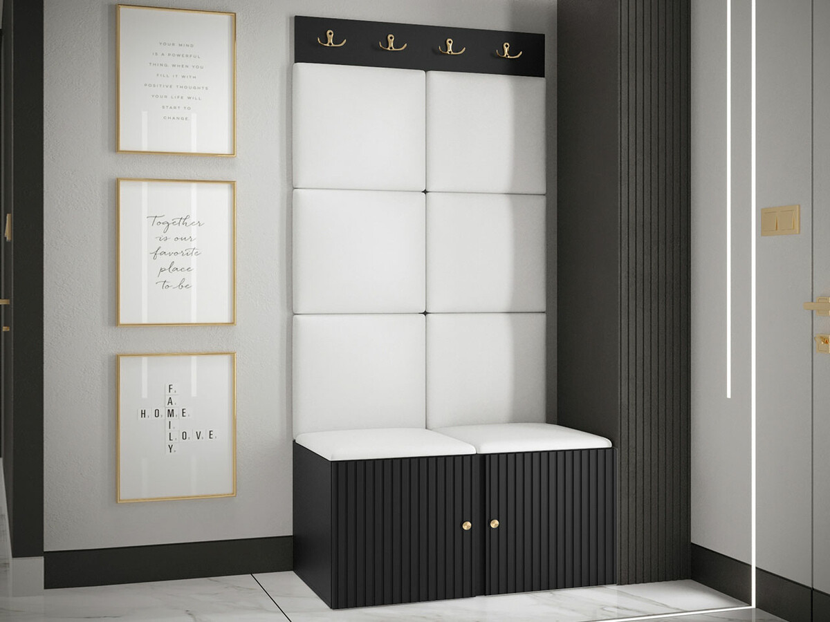 Hallway set Hartford 383 (Eco-leather Soft 017)