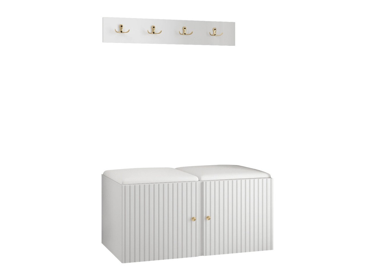 Hallway set Hartford 384 (Eco-leather Soft 017)