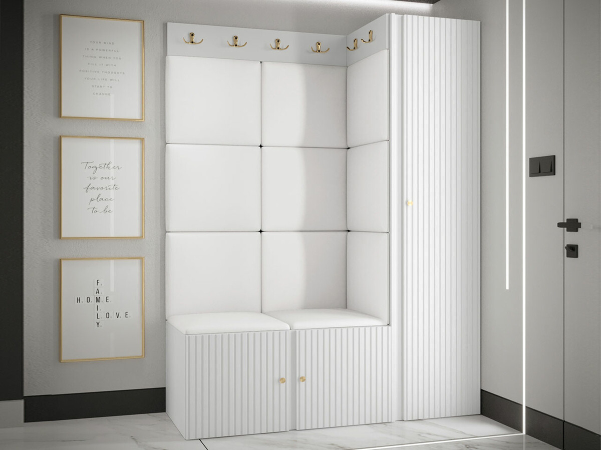 Hallway set Hartford 385 (Eco-leather Soft 017)