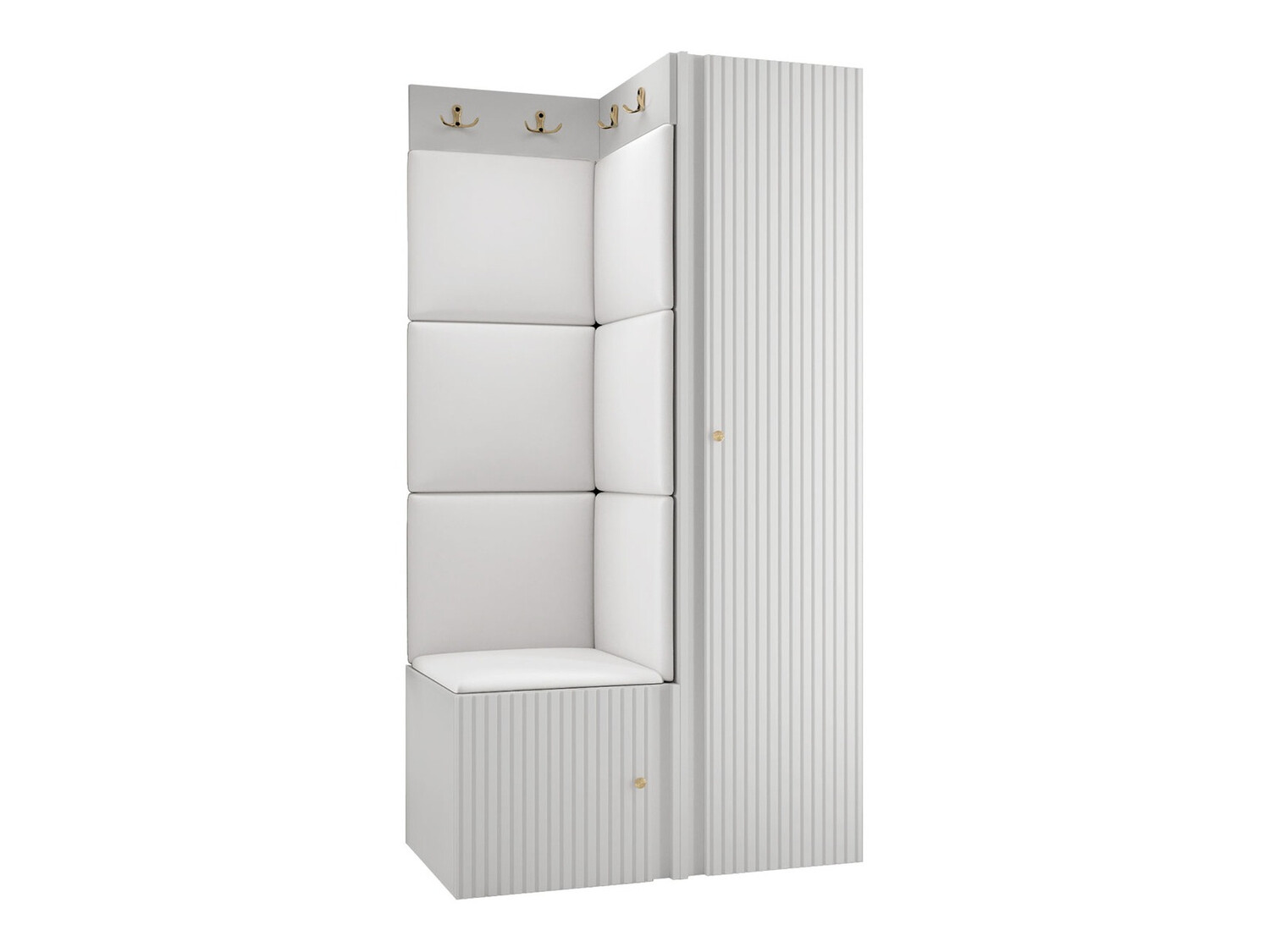 Hallway set Hartford 390 (Eco-leather Soft 017)