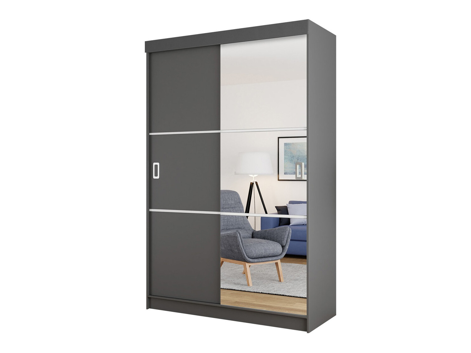 Wardrobe Dover 111 (Graphite)
