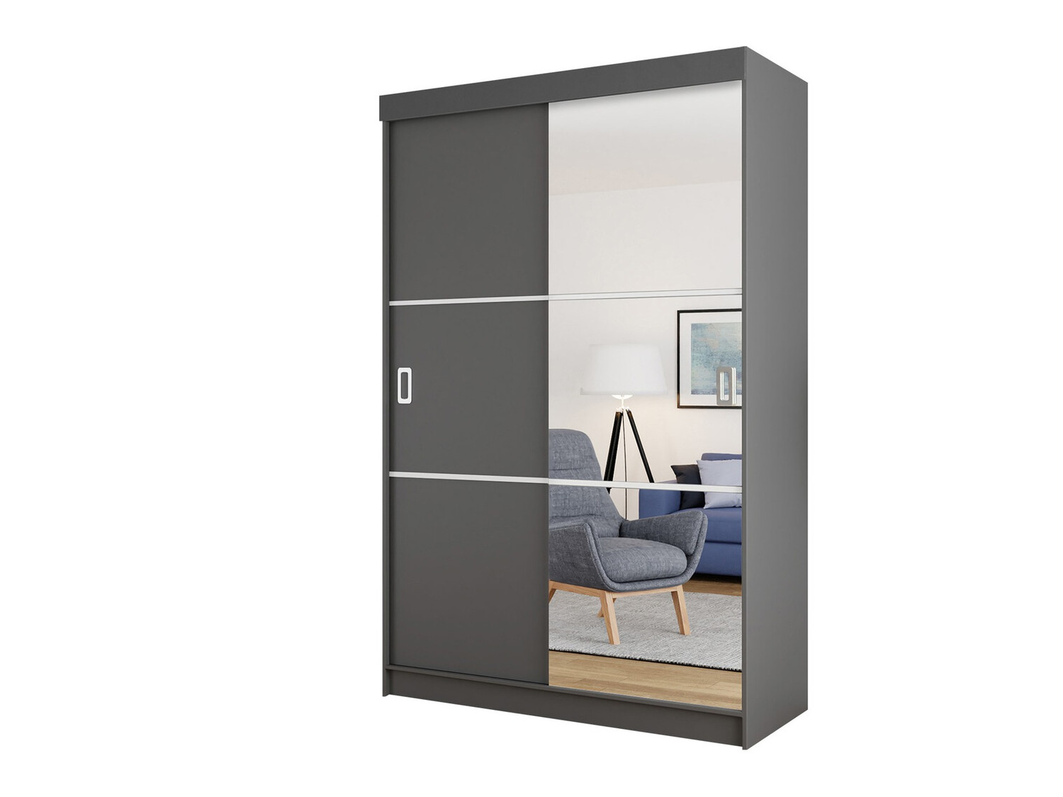 Wardrobe Dover 111 (Graphite)