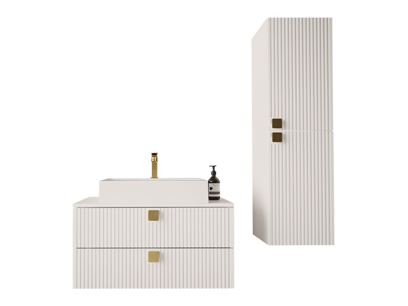 Bathroom set Panium (White)
