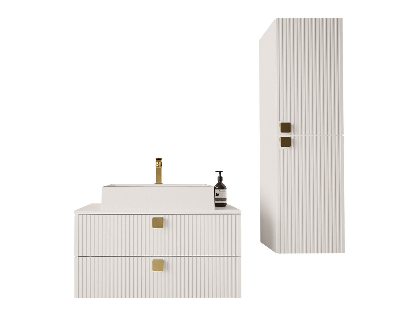 Bathroom set Panium (White)