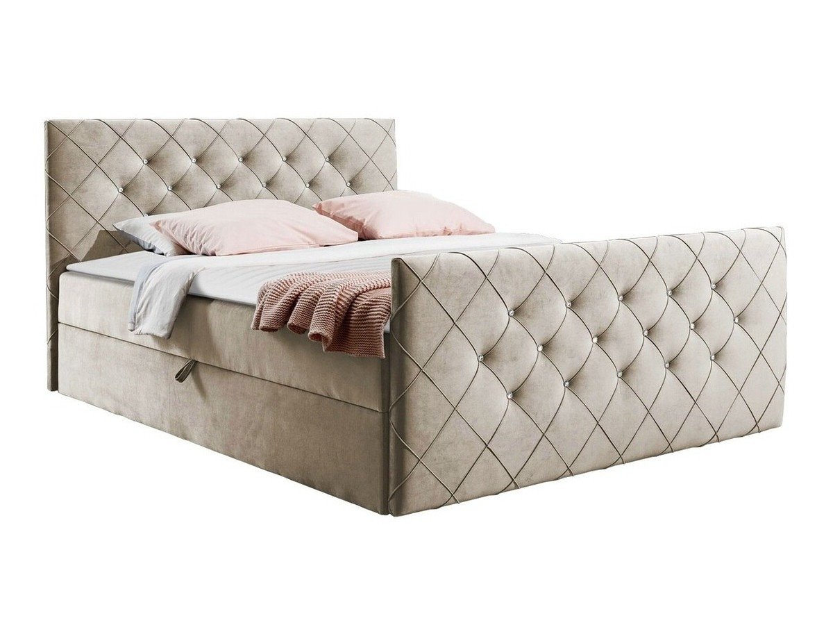 Continental bed Carmen (Amor Velvet 4303)
