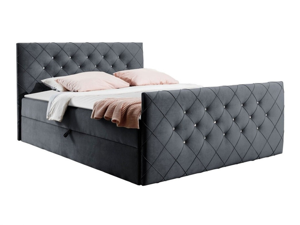 Continental bed Carmen (Amor Velvet 4321)