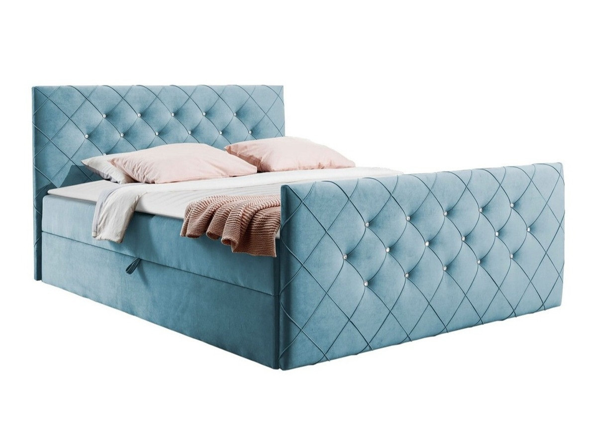 Continental bed Carmen (Magic Velvet 2260)