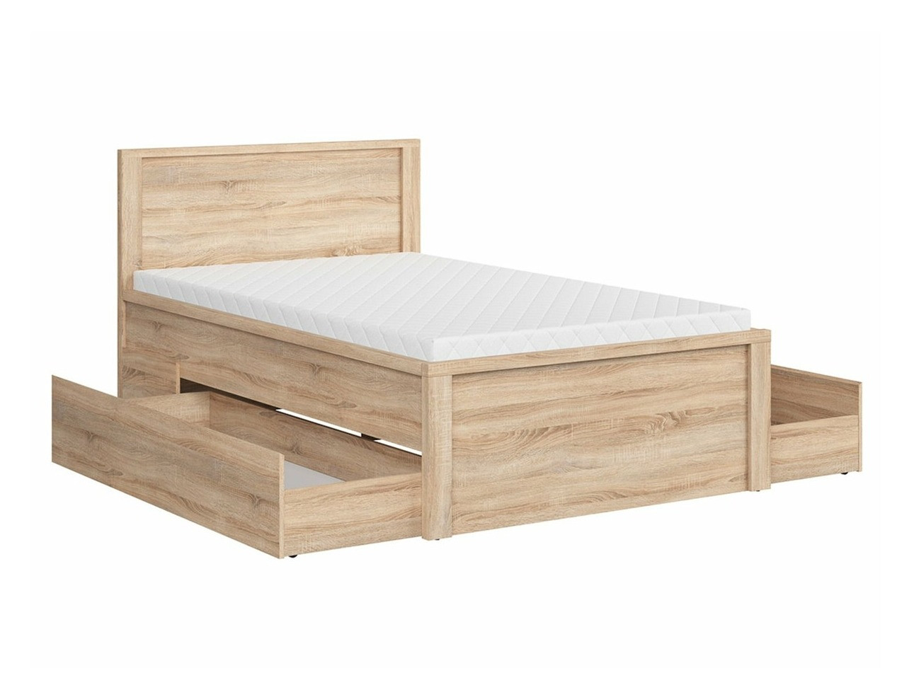 Bed Nolroma 129 (Sonoma oak)