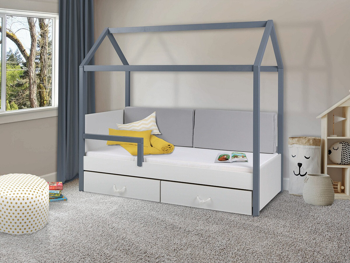 Bed Henderson 132 (Graphite + White)