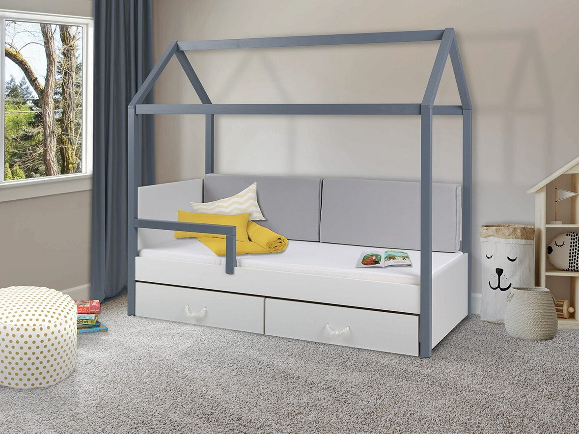 Bed Henderson 132 (Graphite + White)