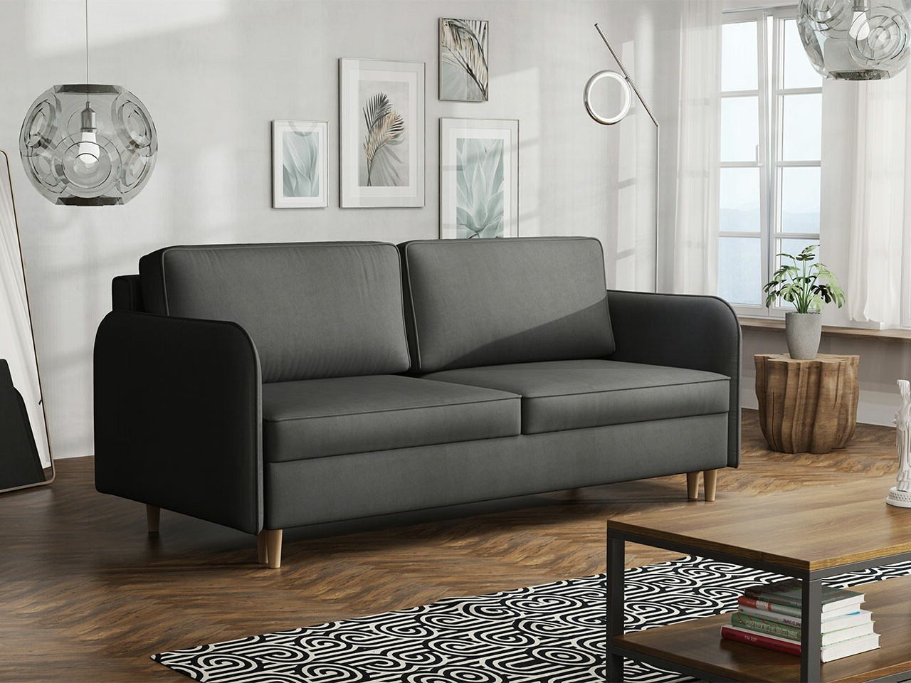 Sofa bed Columbus 122 (Mono 247)