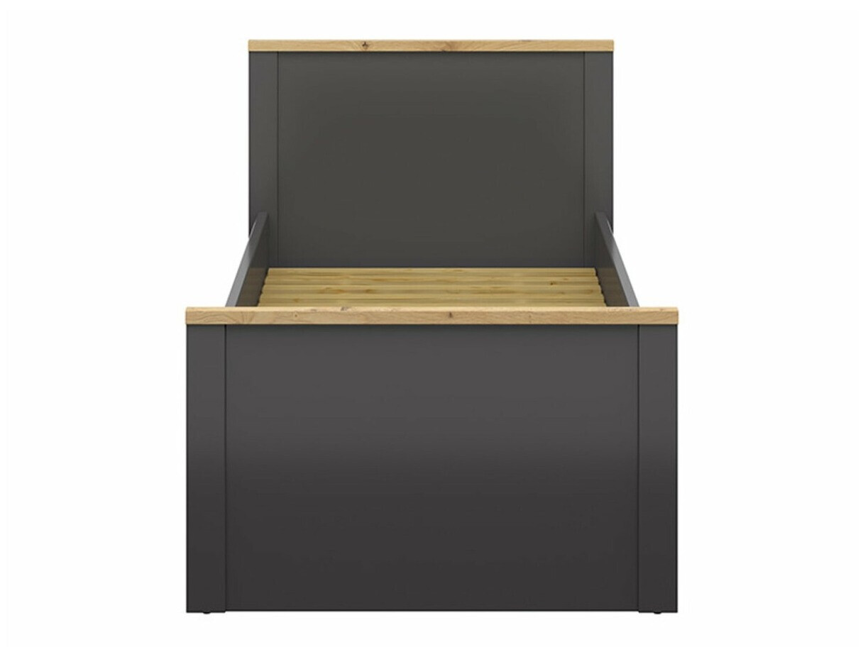 Bed Sordoro 132 (Graphite + Artisan oak)