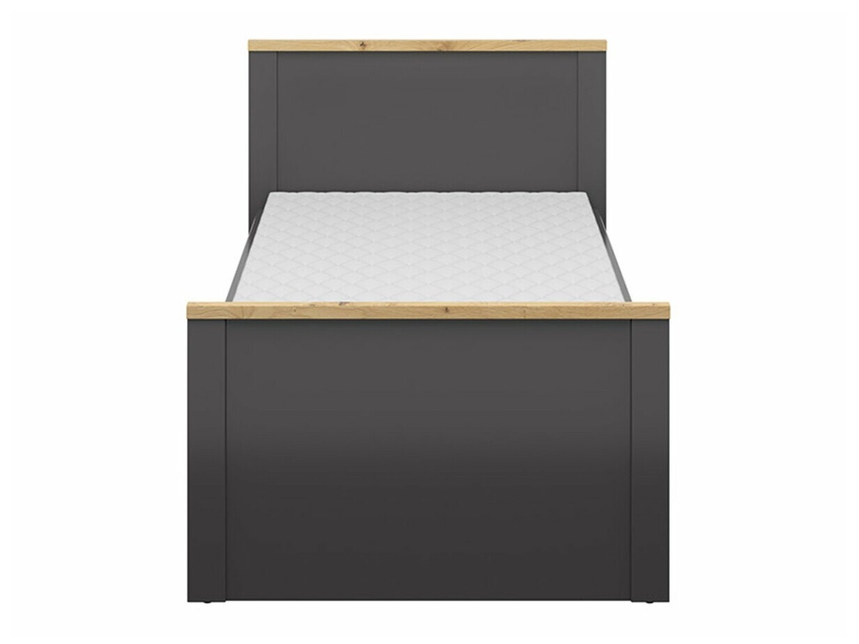 Bed Sordoro 132 (Graphite + Artisan oak)
