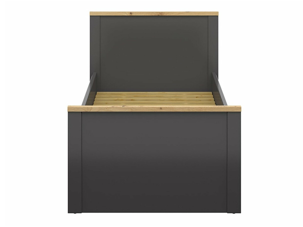 Bed Sordoro 132 (Graphite + Artisan oak)