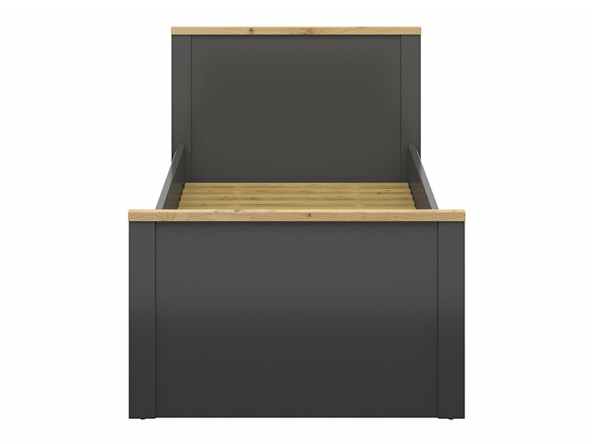 Bed Sordoro 132 (Graphite + Artisan oak)