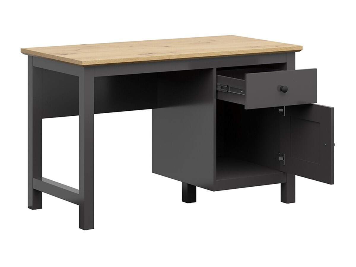 Desk Sordoro 129 (Graphite + Artisan oak)