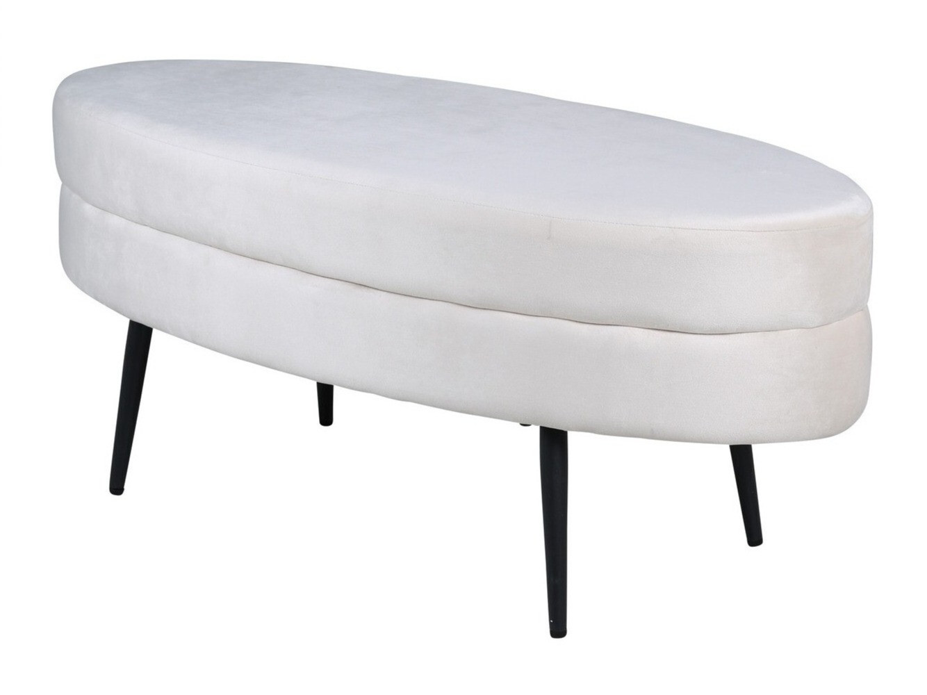 Upholstered bench Dallas 2920 (Cream + Black)