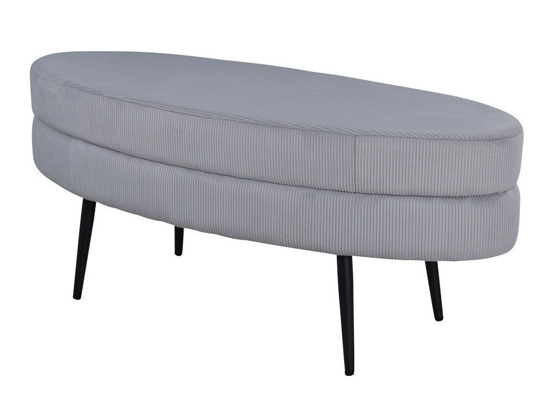 Upholstered bench Dallas 2920 (Grey + Black)