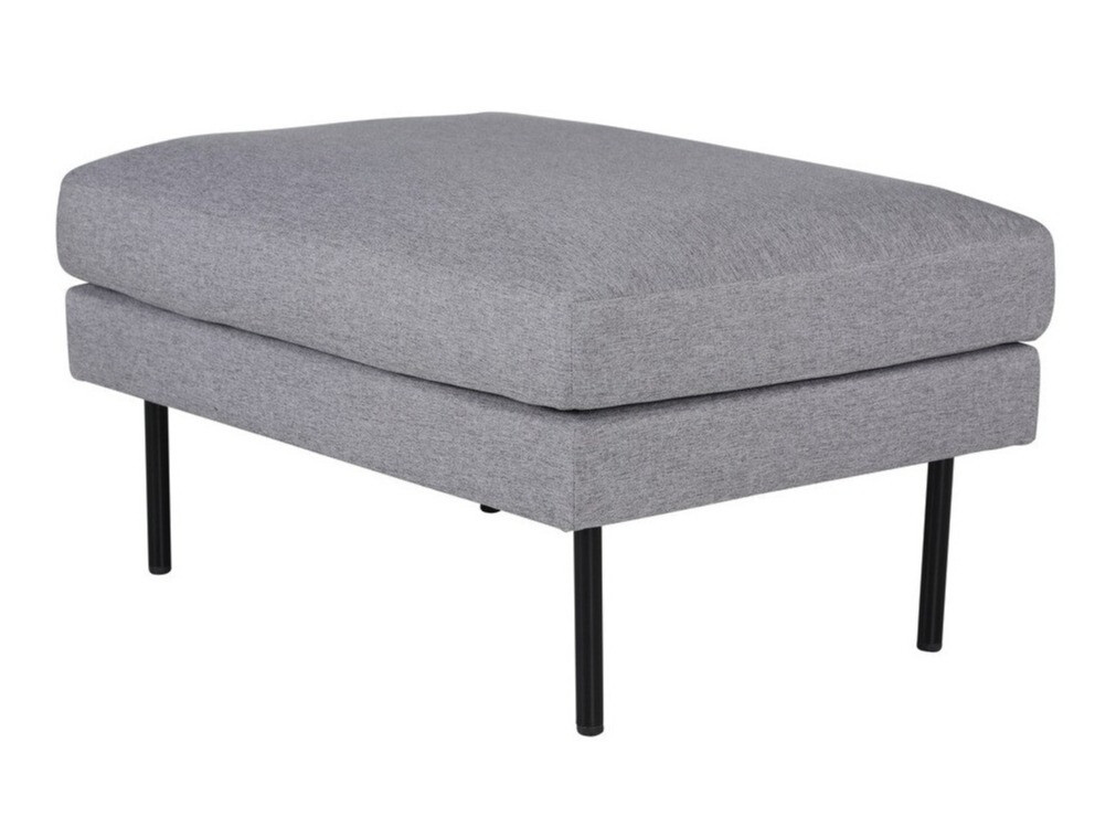Upholstered bench Fercame 104 (Grey + Black)