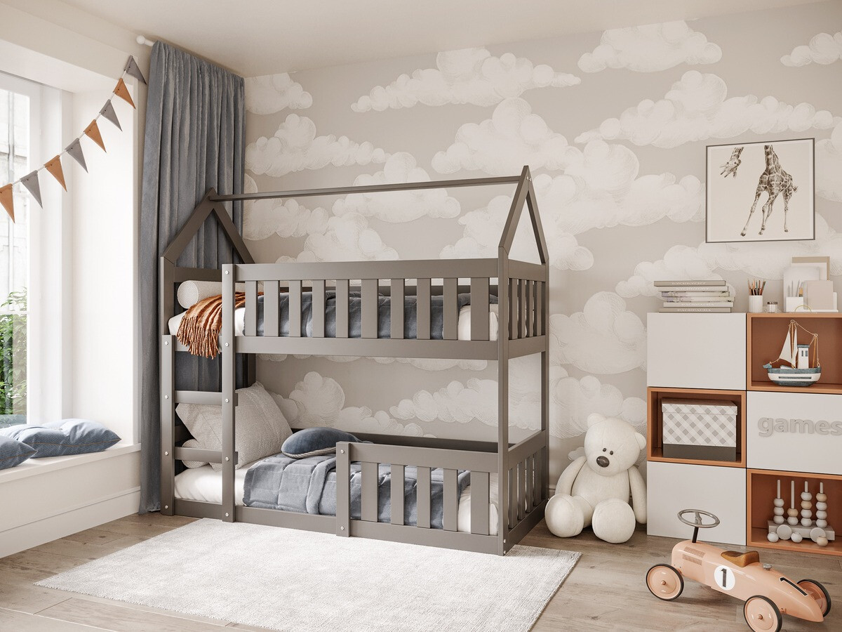 Bunk bed Aurora 175 (Grey)