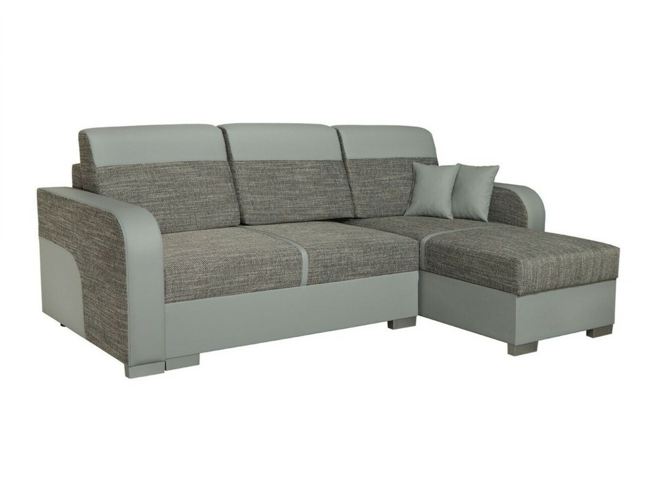 Corner sofa Edinburg 102 (Cayenne 1132 + Nevada 02)