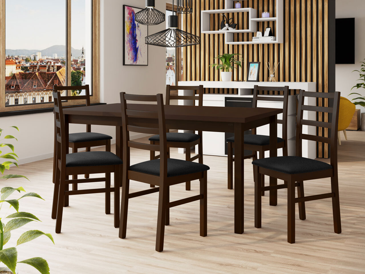 Dining set Victorville 261 (Nut)