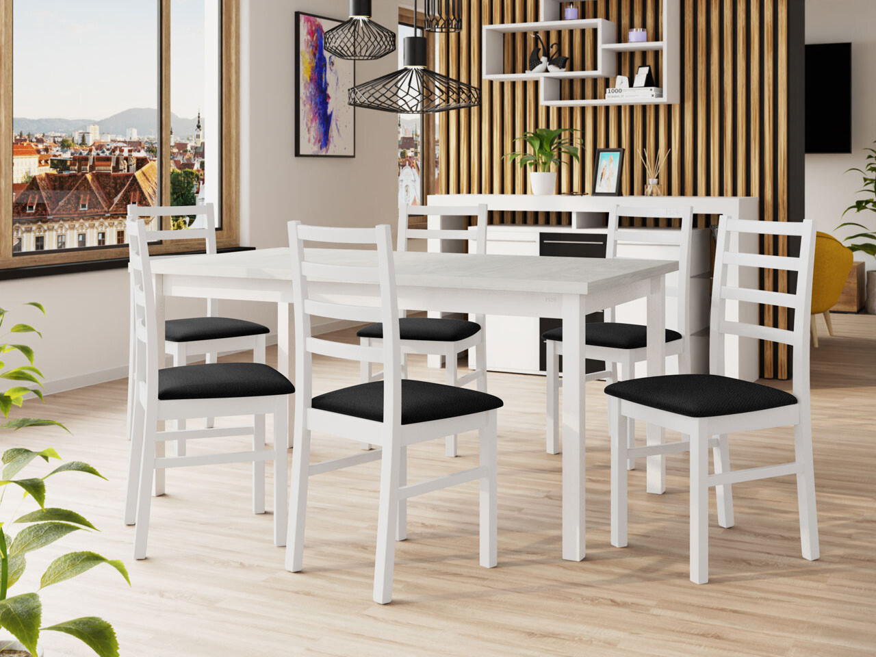 Dining set Victorville 261 (White)