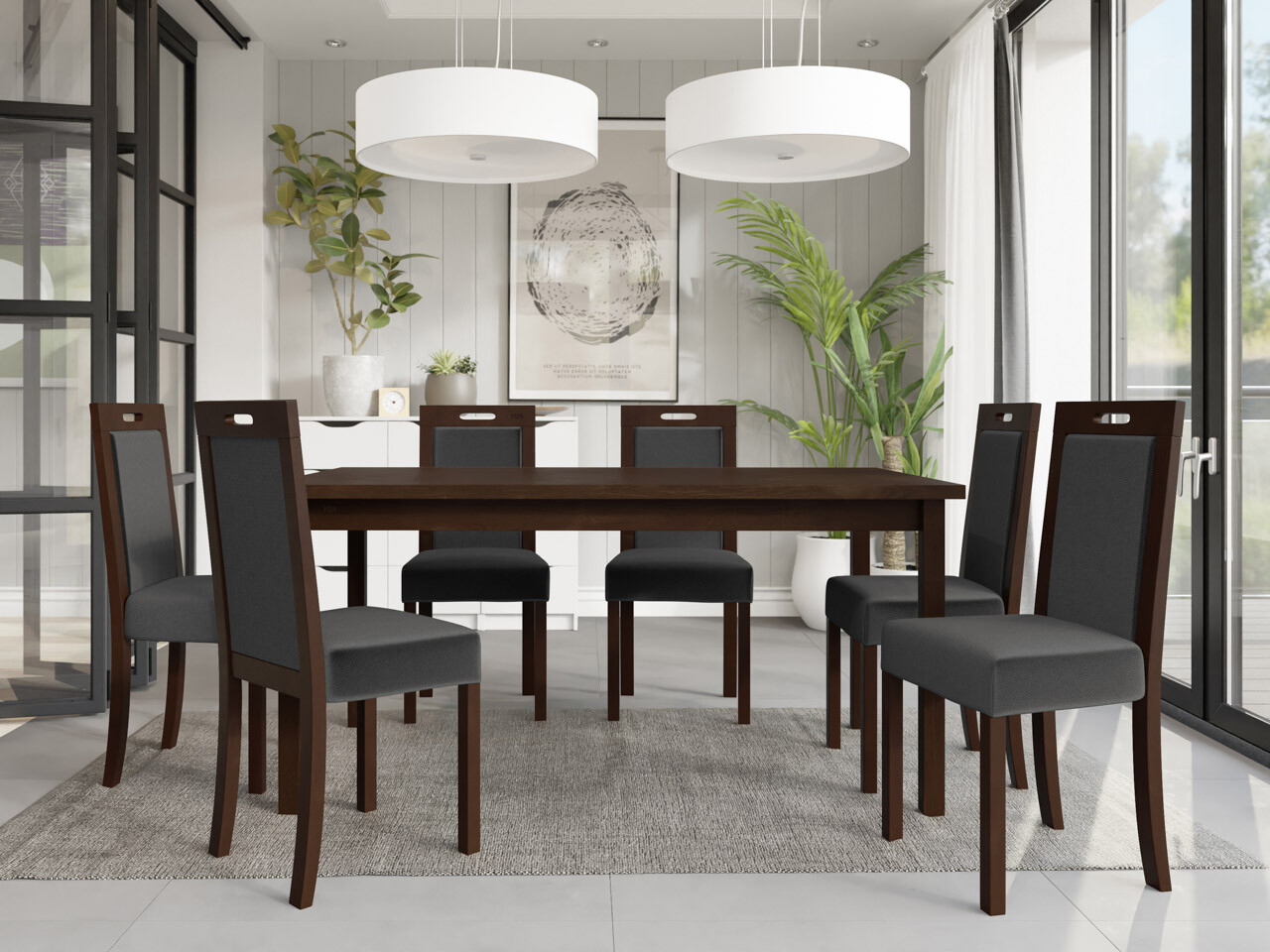 Dining set Victorville 262 (Nut)