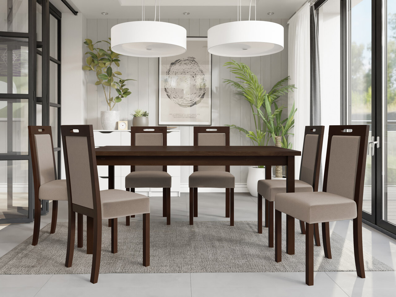 Dining set Victorville 262 (Nut)