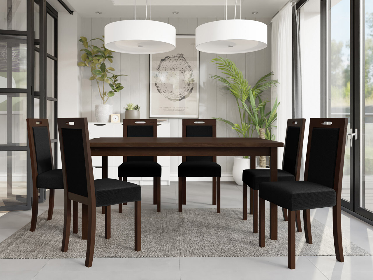 Dining set Victorville 262 (Nut)