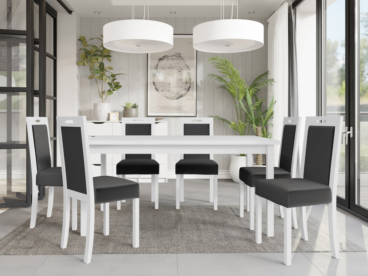 Dining set Victorville 262 (White)