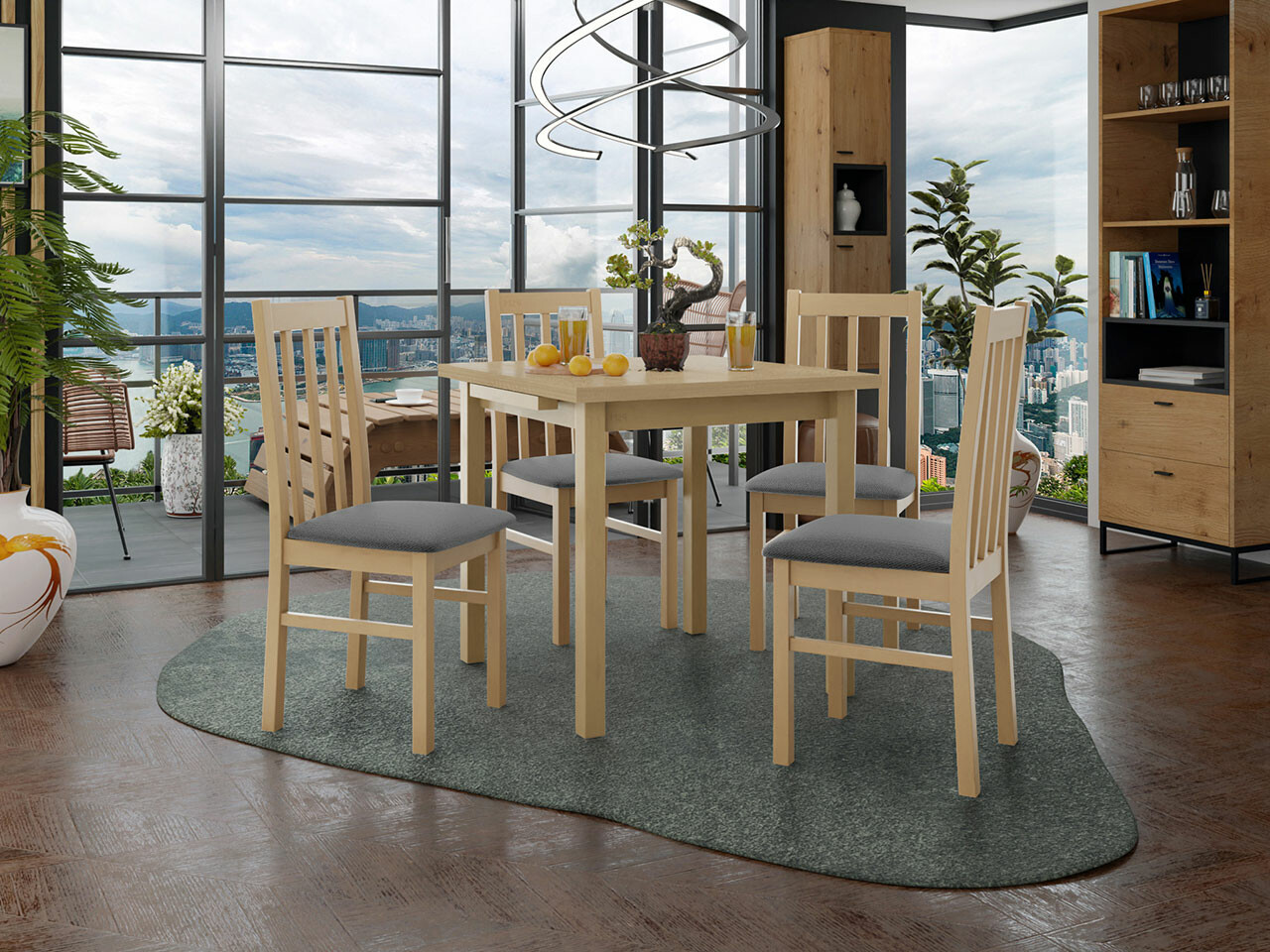 Dining set Victorville 263 (Sonoma oak)